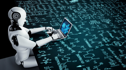 Decentralized finance or DeFi concept on modish computer screen . The defi system give new choice...