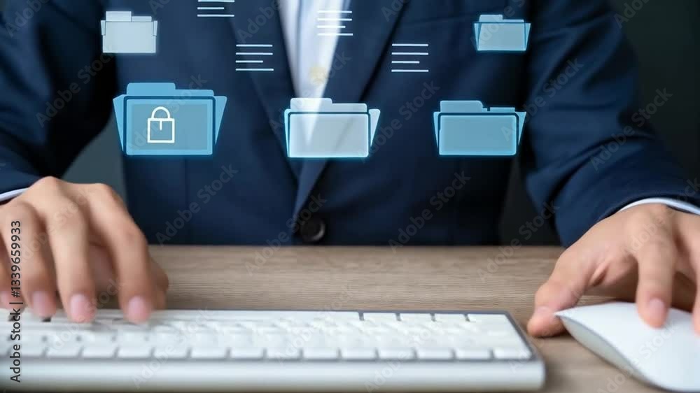 Poster Streamline Your Workflow: Secure Cloud Data Management & Transfer Solutions for Modern Businesses. Boost Collaboration, Enhance Security, and Simplify