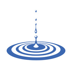 water drop splash vector