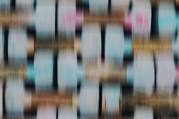 Abstract Blurred Color Blocks with Pastel Streaks