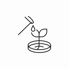 plant experiment icon sign vector