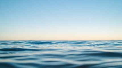 Fototapeta premium 青空と穏やかな海面が広がる美しい風景