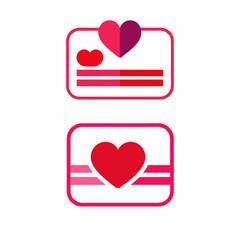 Love box bundle vector design