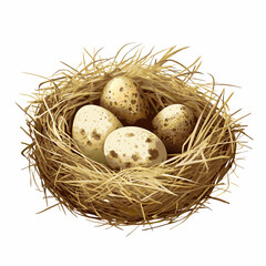 Obraz premium nest with eggs