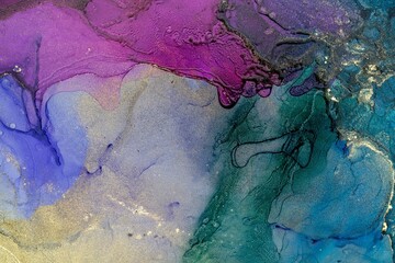 Original artwork photo of marble ink abstract art. High resolution photograph from exemplary original painting. Abstract painting was painted on HQ paper texture to create smooth marbling pattern.