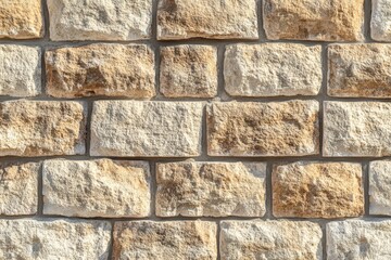 Obraz premium 自然石のテクスチャーと色合いが魅力的な壁面構造