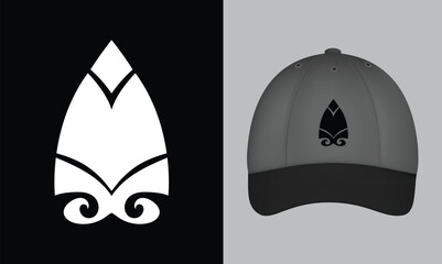 hat cap illustration design idea