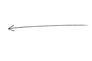 arrow pen isolated png hand draw	
