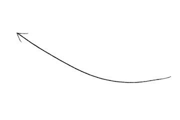 arrow pen isolated png hand draw	
