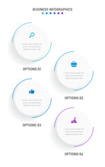 Vertical progress bar featuring 4 arrow-shaped elements, symbolizing the four stages of business strategy and progression. Clean timeline infographic design template. Vector for mobile presentation.