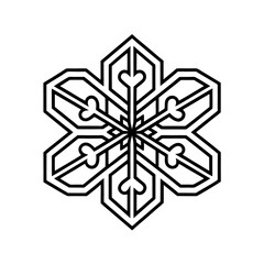 snowflakes on a white background