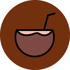 Coconut Drink Icon