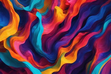 Fototapeta premium abstract colorful background with flames