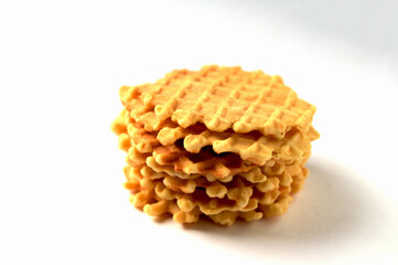 Truff Royal wafers on a white background