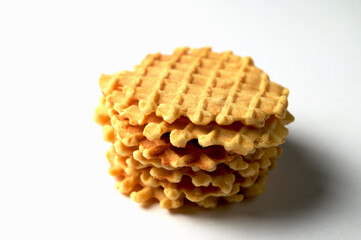 Truff Royal wafers on a white background