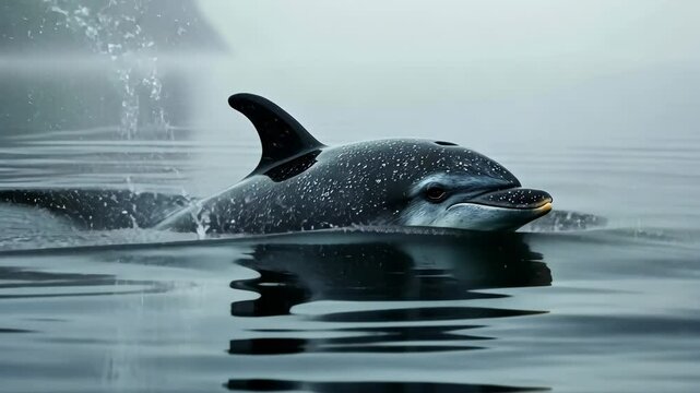 dolphin jumping out of water
