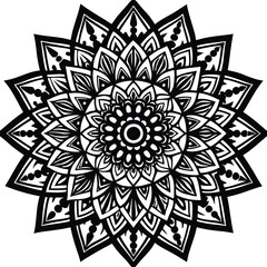 abstract floral design vector 