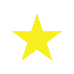 Obraz premium star icon vector logo.
