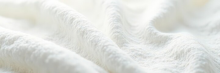 Obraz premium White felt swatch, showing fine fibers and subtle sheen , plush, clean, subtle