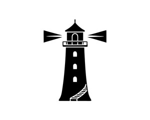 creative details Lighthouse Icon vector illustration