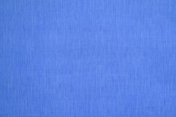 bright blue cotton fabric texture as a background, bright blue fabric texture, textile material of natural origin