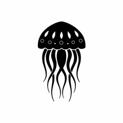 creative detail Jellyfish Icon vector illustration
