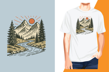 Framed Wilderness Adventure Tee