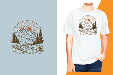 Mountain Sunrise Adventure Tee