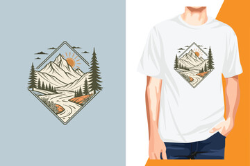 Framed Wilderness Adventure Tee
