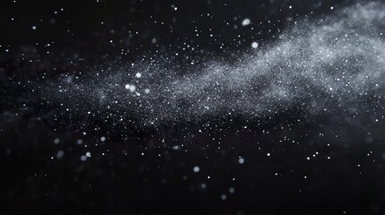 Obraz premium Floating White Particles 