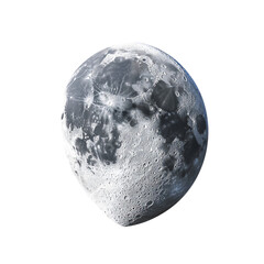 Majestic Moon Cratered Surface Lunar Exploration Space Wonder