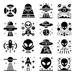 aliens Icon Set