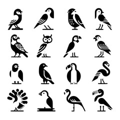 birds Icon Set