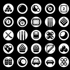 billiards Icon Set