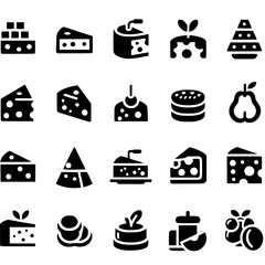 cheese Icon Set