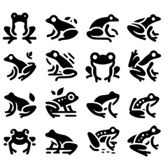 frogs Icon Set