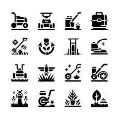 lawn Icon Set