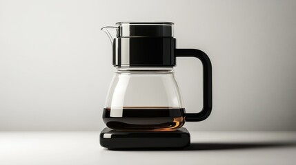 Glass coffee maker, studio shot