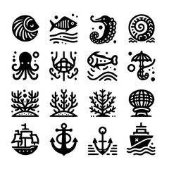 ocean Icon Set