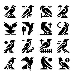 ravens Icon Set