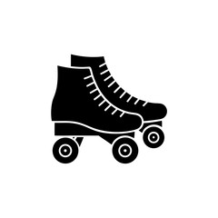 creative details Roller Skates Icon vector illustration