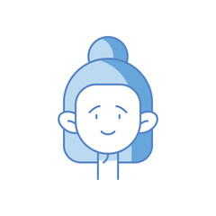 Waitress  Vector icon