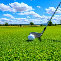 an outdoor golf course