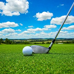 an outdoor golf course