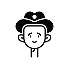 Sheriff Vector icon