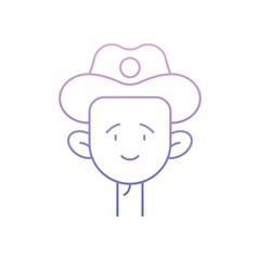 Sheriff Vector icon
