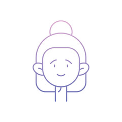 Waitress  Vector icon
