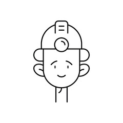 Miner  Vector icon