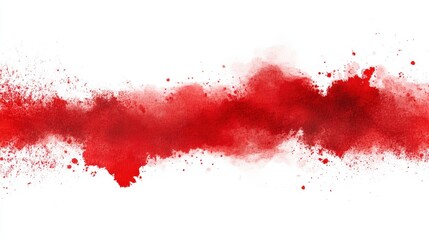 Stunning Red Watercolor Splatter Art - Abstract Background Design