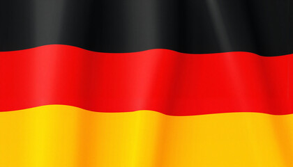 Obraz premium Gradient Germany flag with smooth color transition, modern design